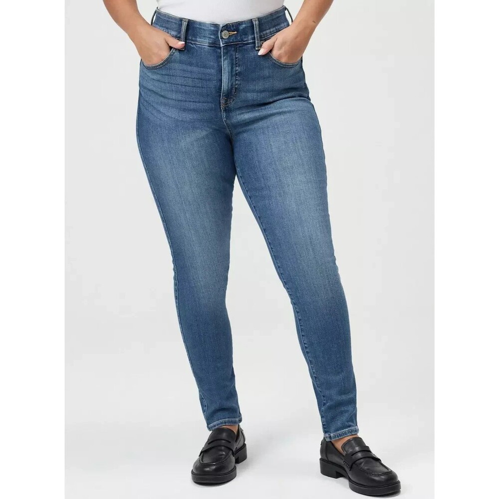 Torrid Bombshell Skinny Jeans Women 18 XShort Blue Medium Wash PremiumStretchNEW